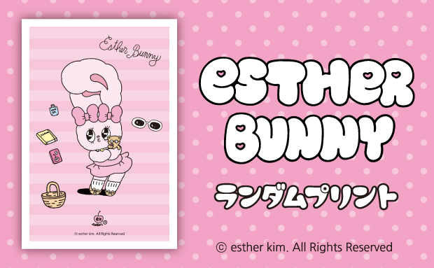 エスターバニー ランダムプリント ①【L】