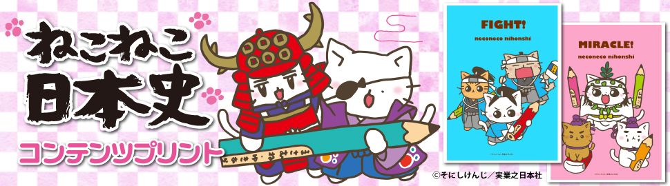 ねこねこ日本史でよくわかるブロマイド